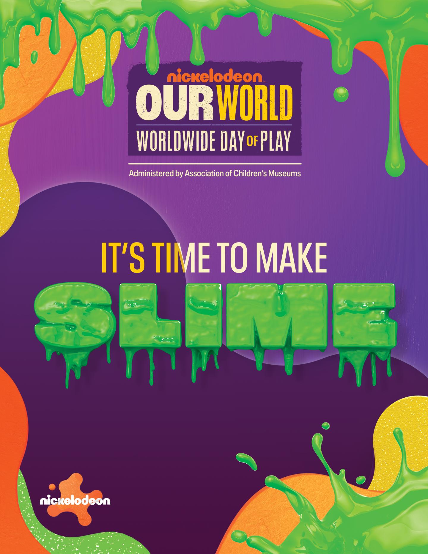 nickelodeon slime time poster