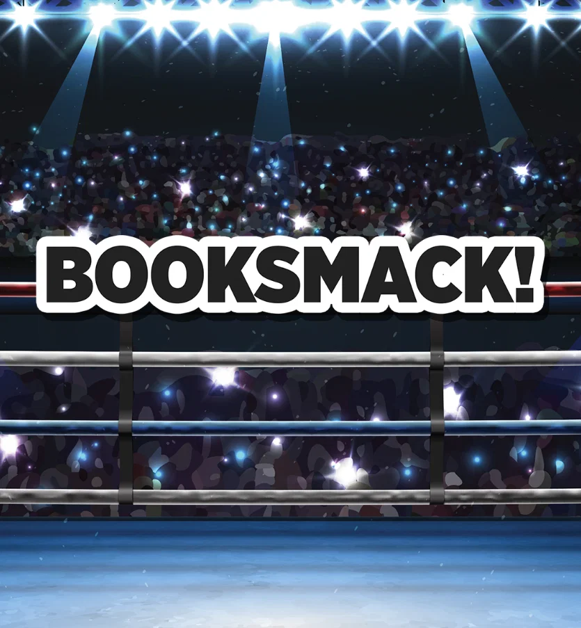 Booksmack! light up in lights.